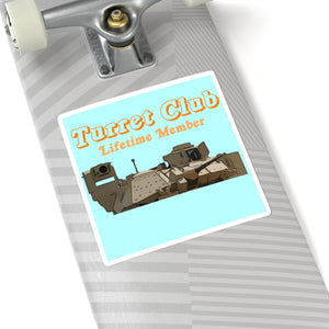 Bradley Turret Club Sticker