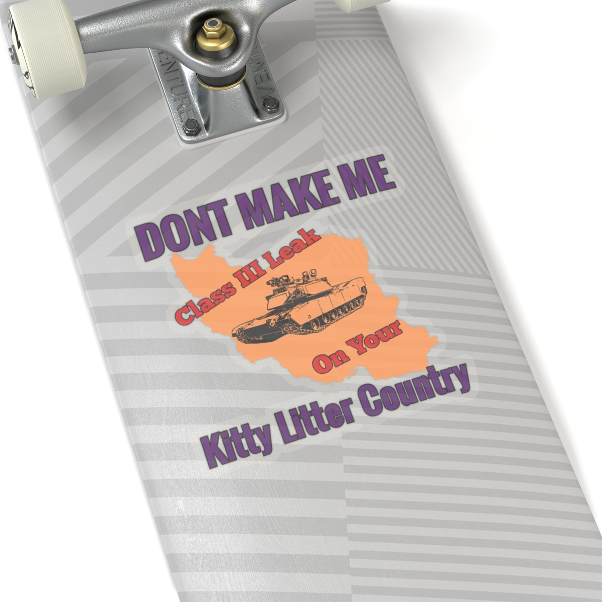 Kitty Litter Country Sticker