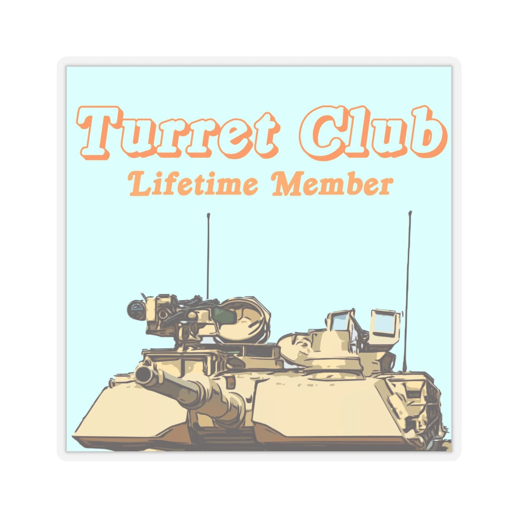 Turret Club Sticker