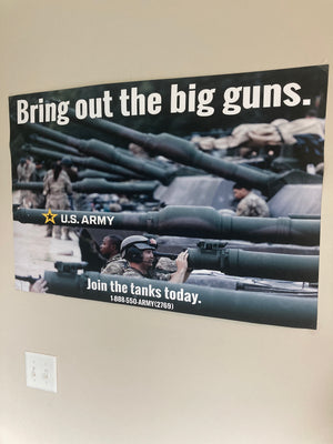 Bring Out The Big Guns Recruiting Poster