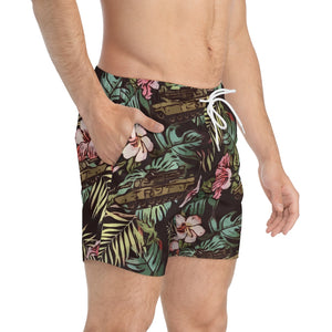 Tank Hawaiian Swim Trunks