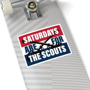 Saturdays Are For Scouts Stickers