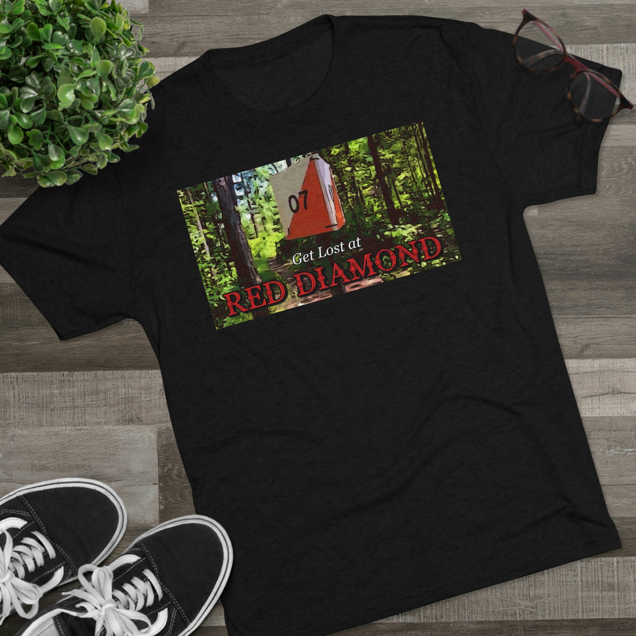 Get Lost at Red Diamond Triblend Tee