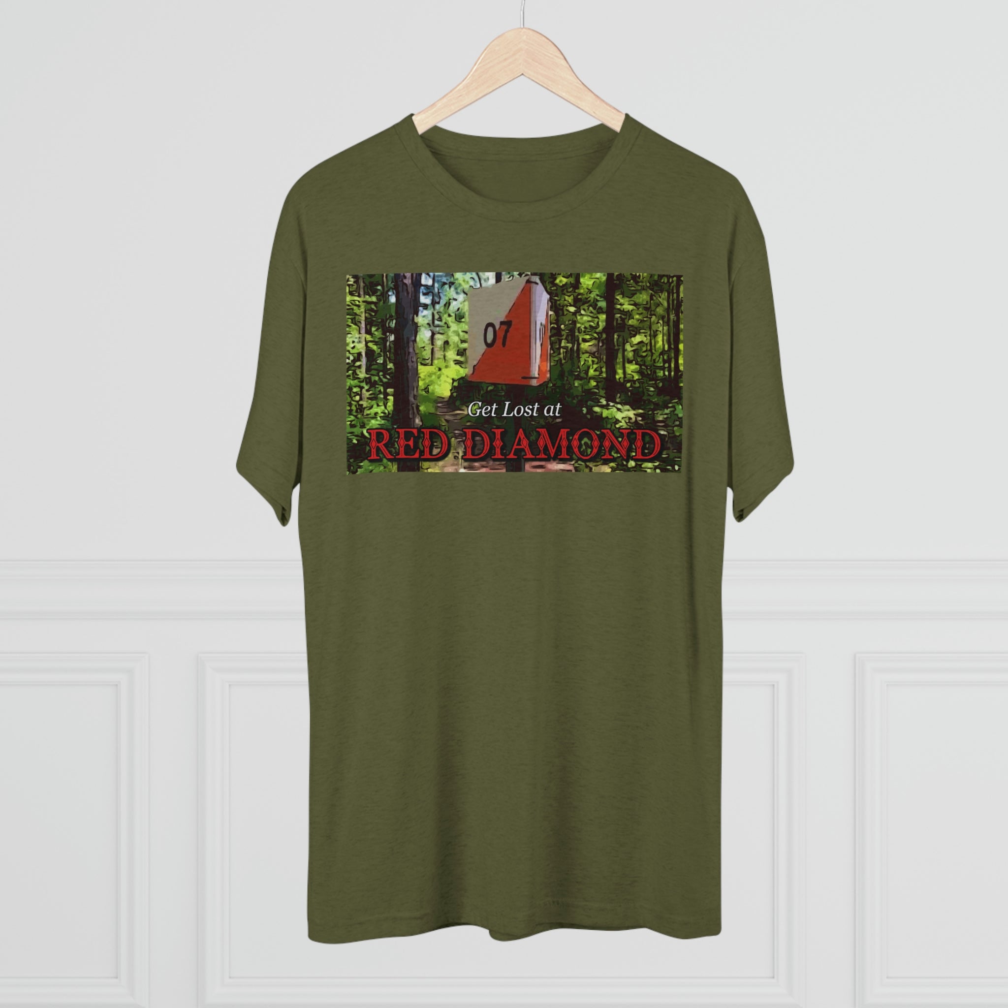 Get Lost at Red Diamond Triblend Tee