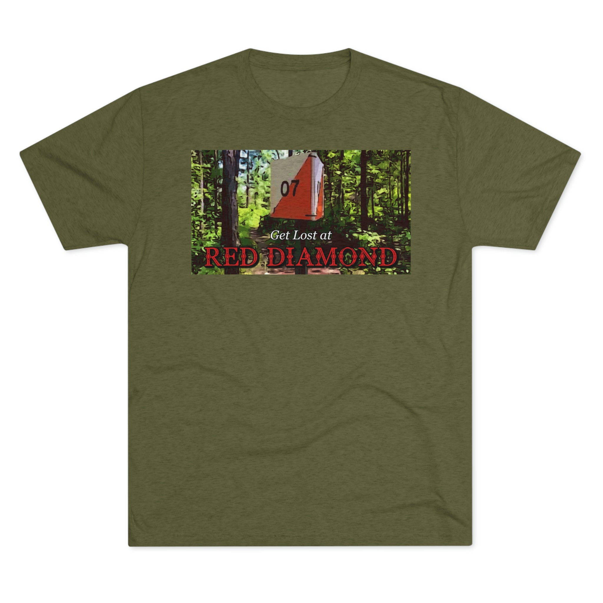 Get Lost at Red Diamond Triblend Tee