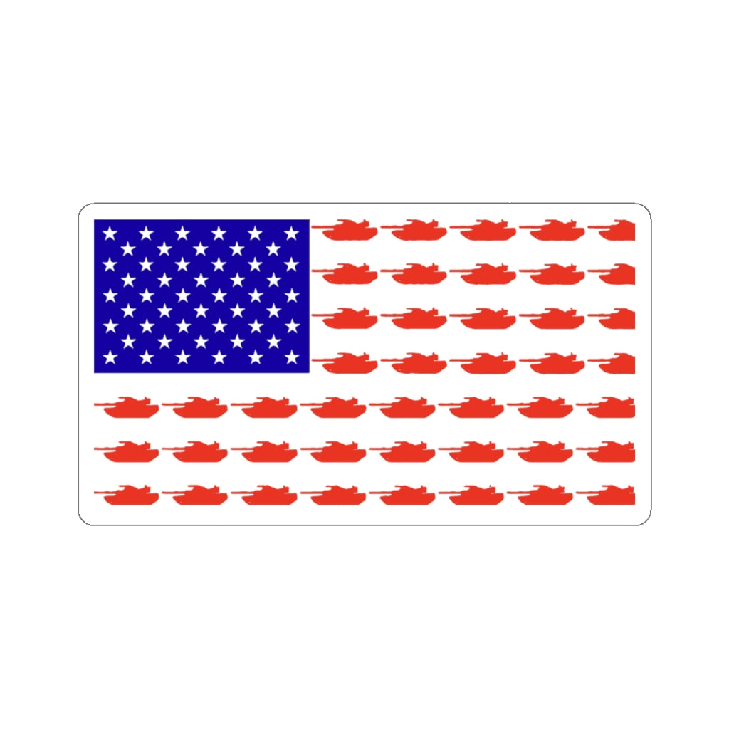 Tank Flag Stickers