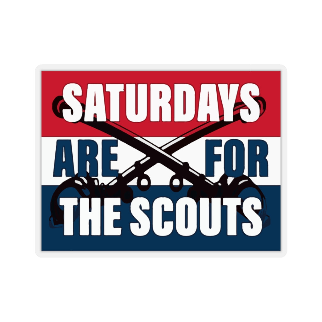 Saturdays Are For Scouts Stickers