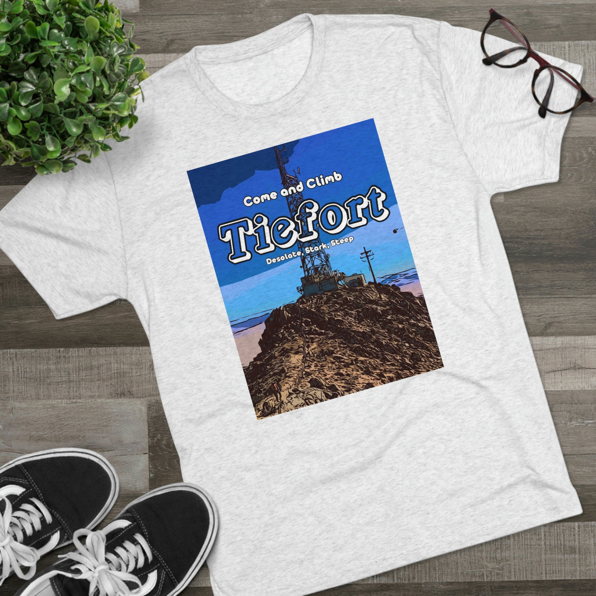 Come and Climb Tiefort Triblend Tee