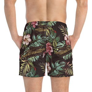 Tank Hawaiian Swim Trunks