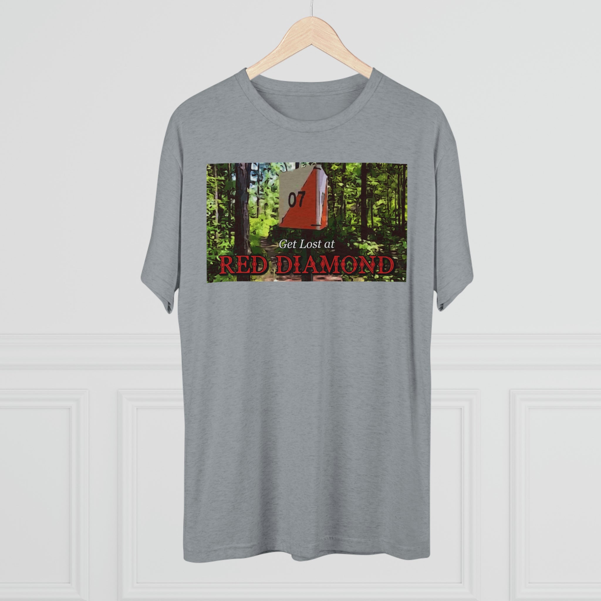 Get Lost at Red Diamond Triblend Tee